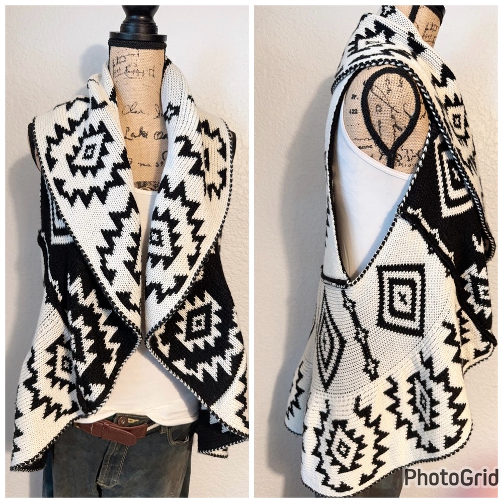 JPR Reversible Southwestern Vest L - Picture 3 of 6